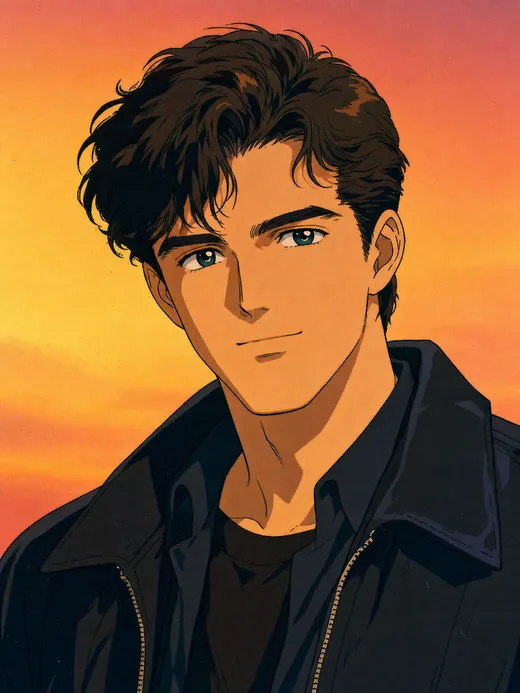 An anime-style character portrait made from one selfie.