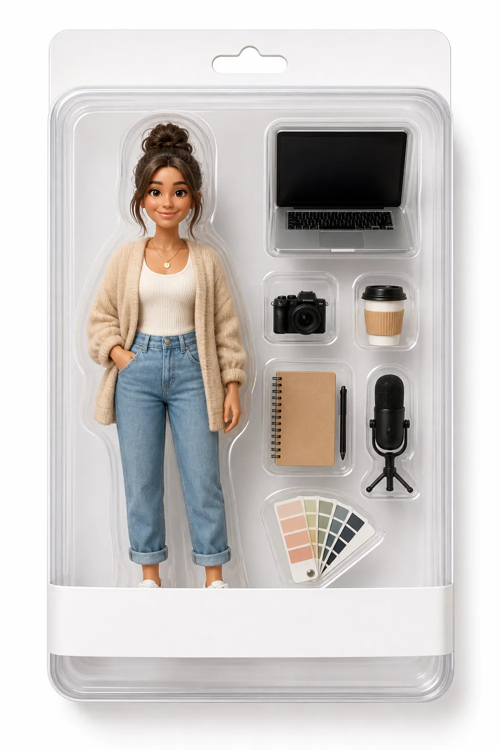 Creator Starter Pack example made from one selfie.